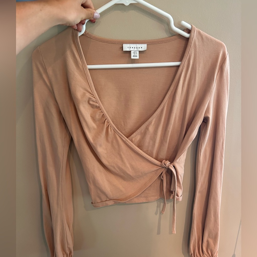 Topshop Beige Shirt